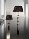 Black Label Muletas and Cajones lamp-sculptures